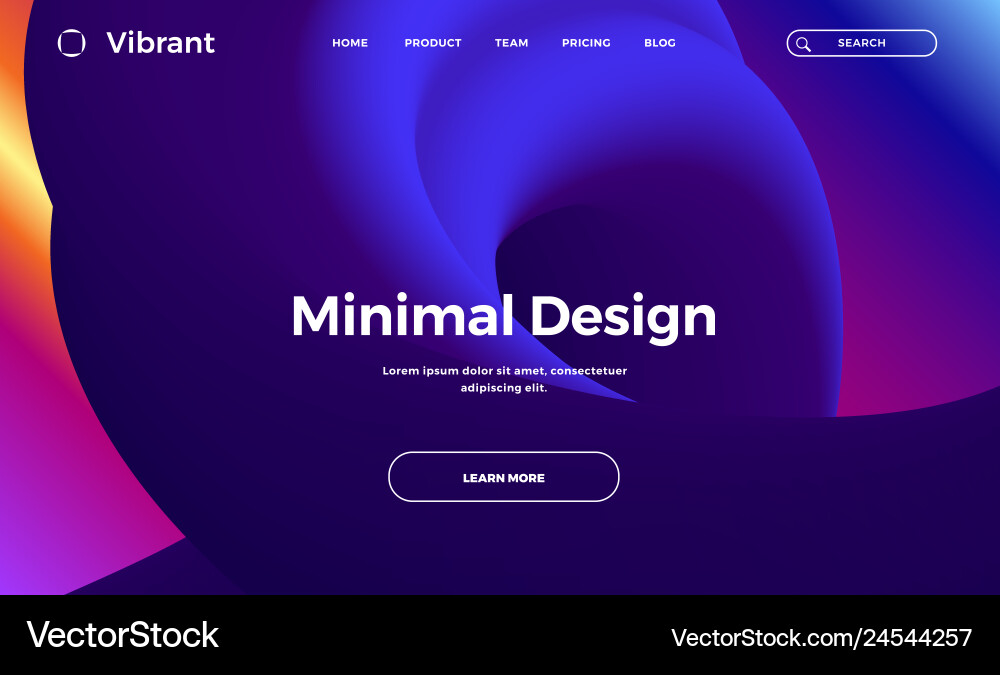 Abstract design template with 3d flow shapes Abstract design template with 3d flow shapes vector image