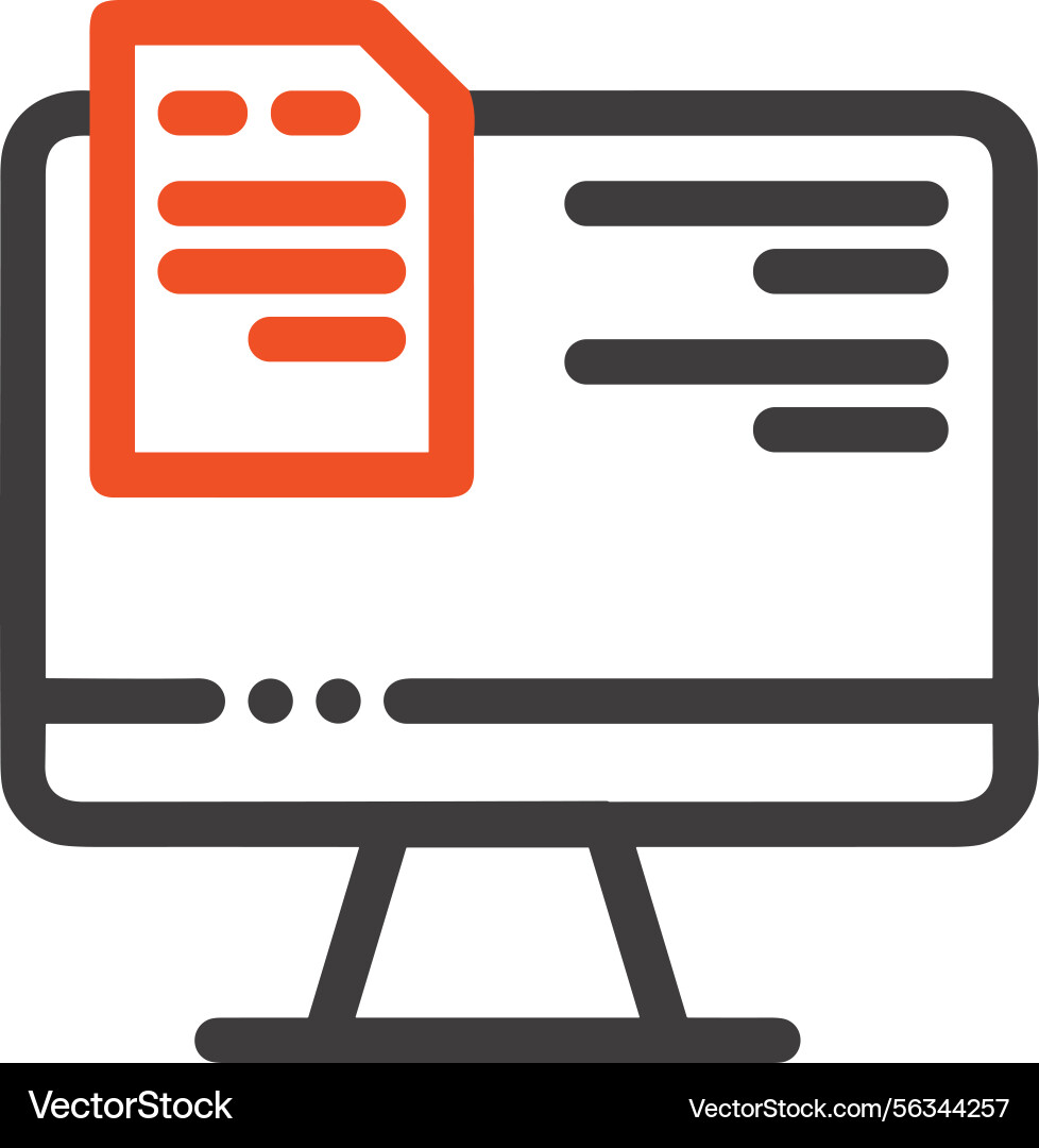 Computer icon symbol image Vector Image