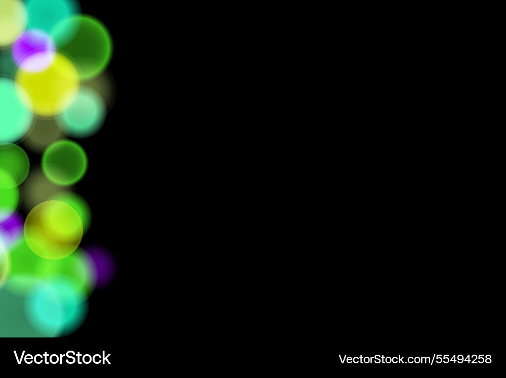 Abstract color shining bokeh isolated Abstract color shining bokeh isolated Vector Image