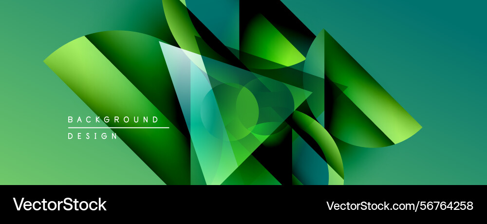 Abstract geometric shapes overlap creating Abstract geometric shapes overlap creating Vector Image