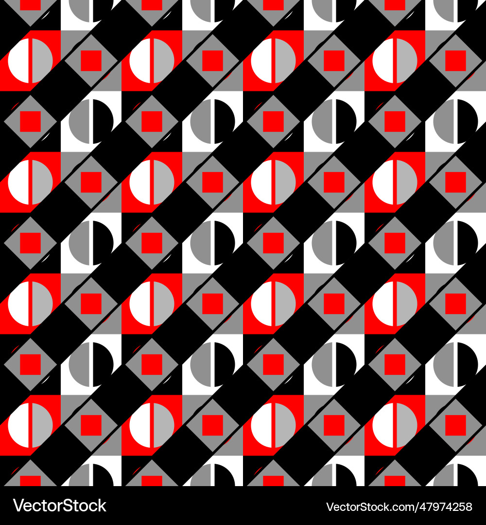Abstract seamless pattern geometric regular Abstract seamless pattern geometric regular vector image