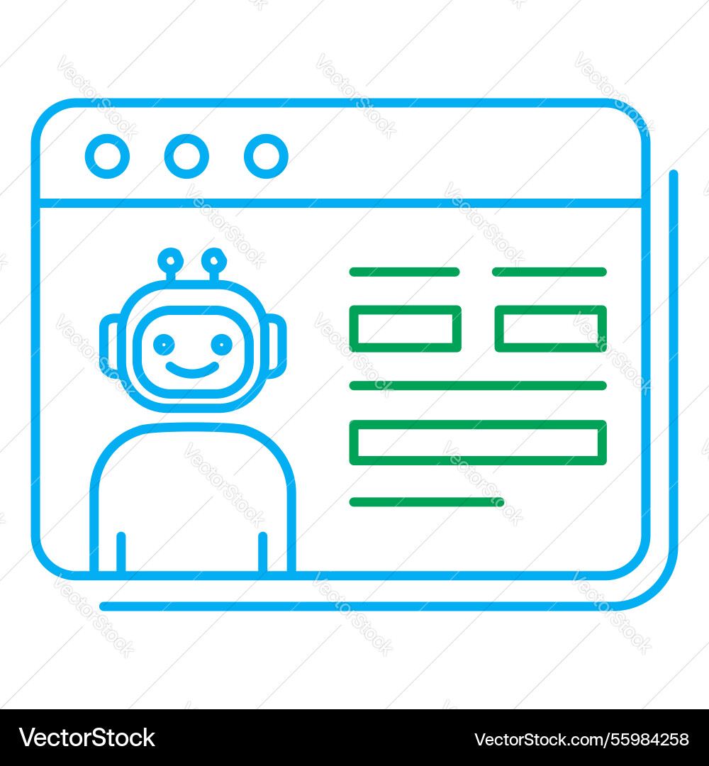Application form digital ai icon design vector image
