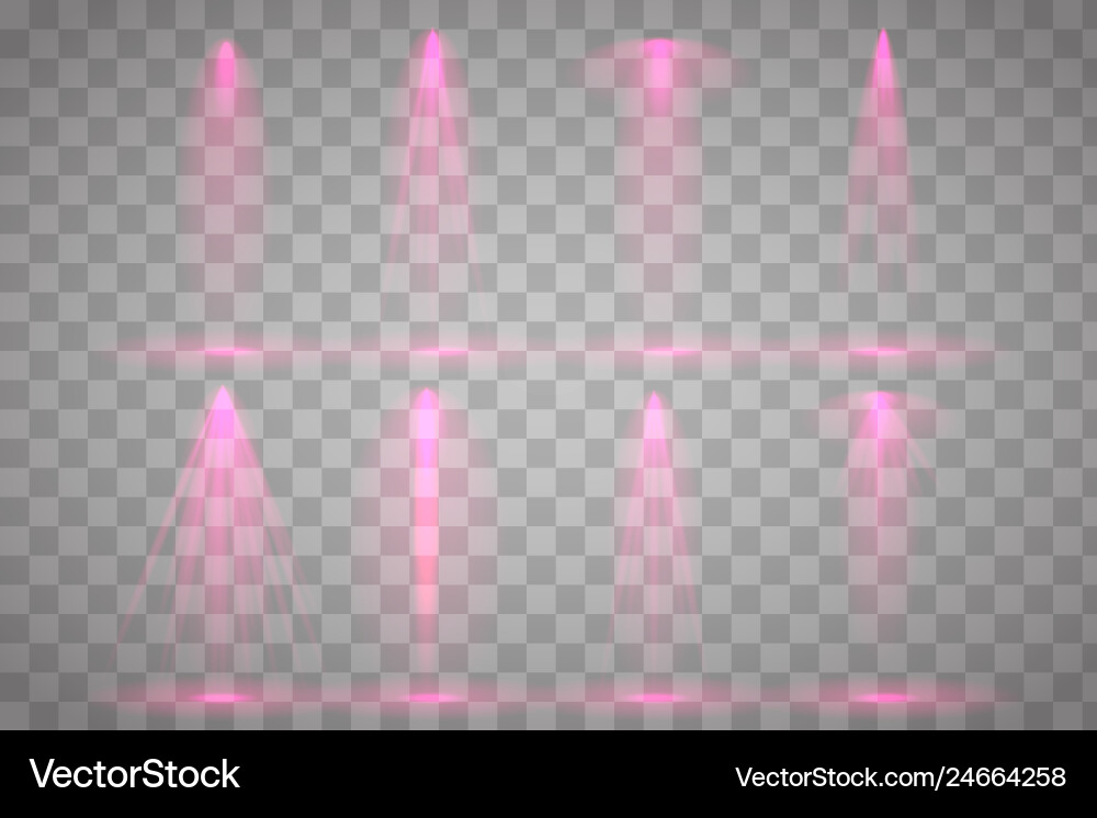Bright lighting with spotlights Bright lighting with spotlights vector image