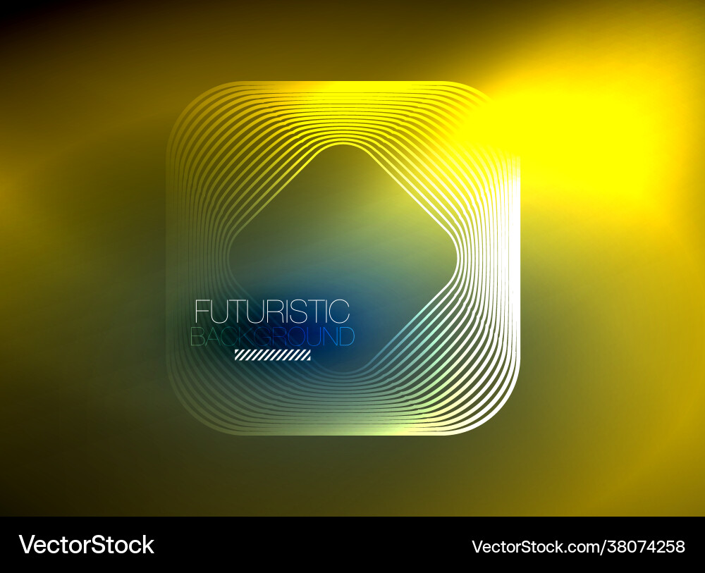 Neon color square shape lines abstract background Neon color square shape lines abstract background vector image