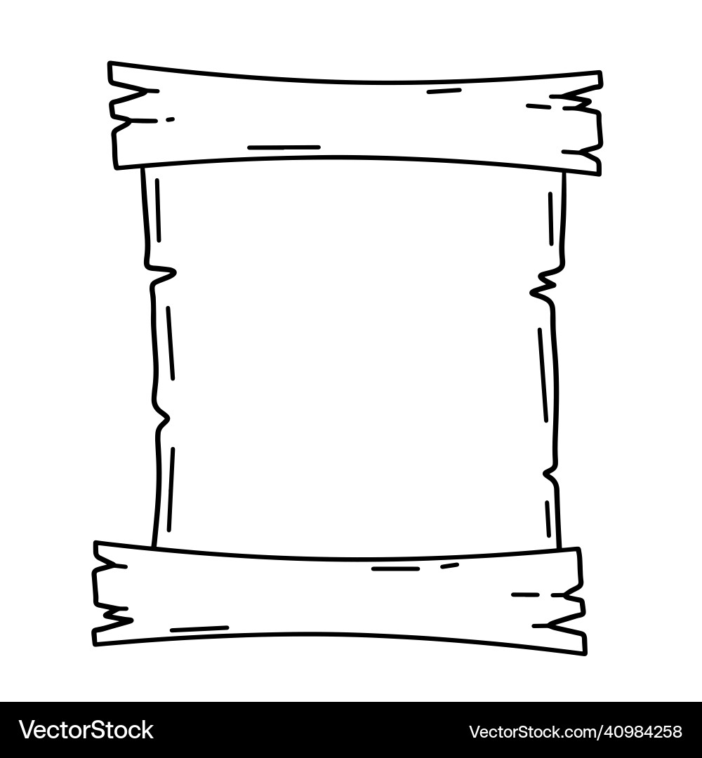 Old scroll template for antique text Old scroll template for antique text vector image