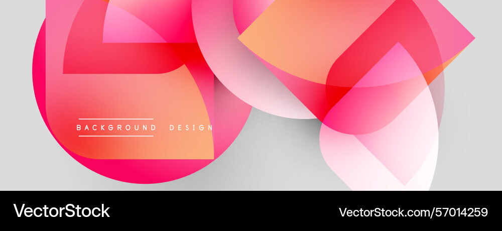 Abstract geometric shapes overlap creating Abstract geometric shapes overlap creating vector image