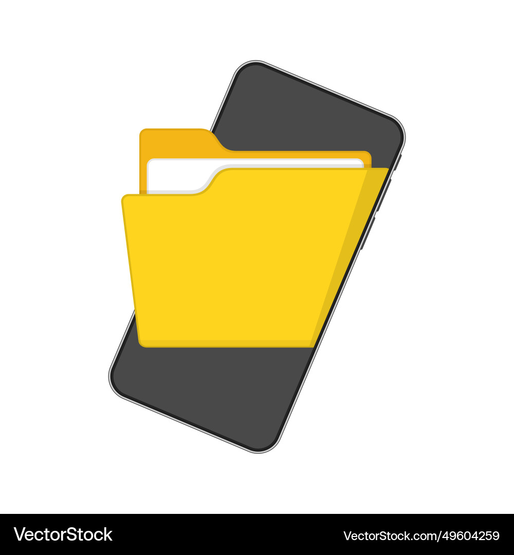 Colorful file folder set Colorful file folder set vector image
