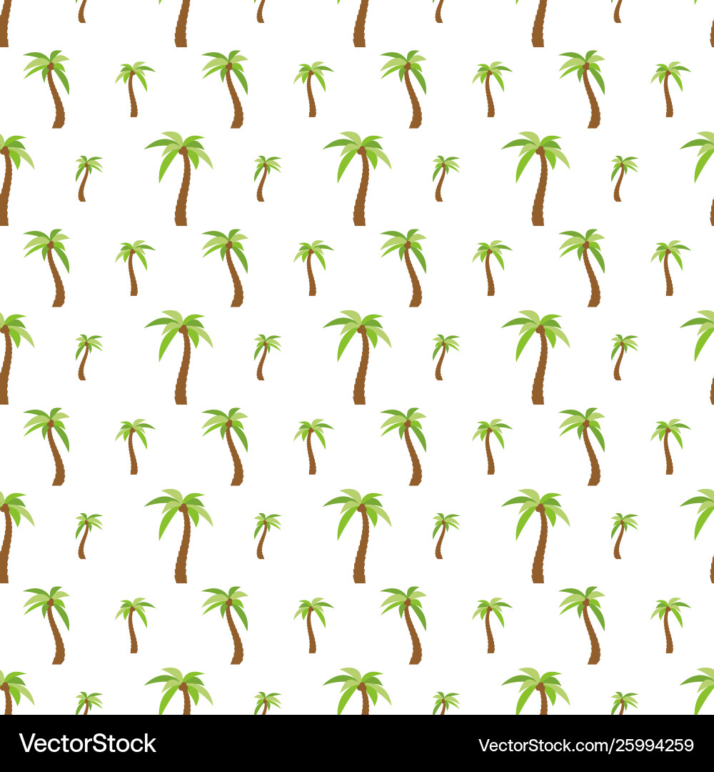 Seamless pattern with palm trees Vector Image