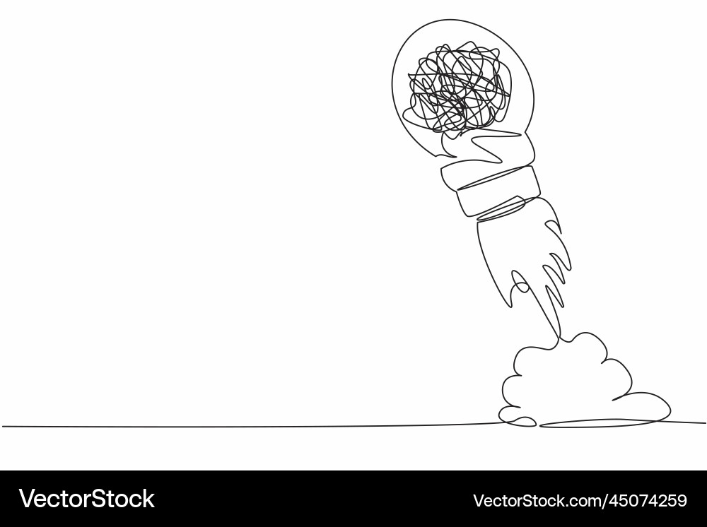 Single continuous line drawing messy Single continuous line drawing messy vector image