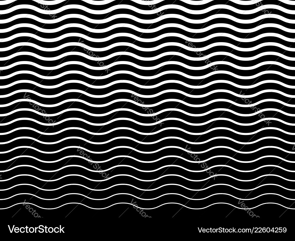 Wavy zigzag lines pattern horizontally seamlessly Wavy zigzag lines pattern horizontally seamlessly vector image
