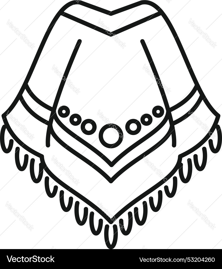 Mexikanische Poncho mit Ornament für Cinco de mayo Mexikanische Poncho mit Ornament für Cinco de mayo vektorbild