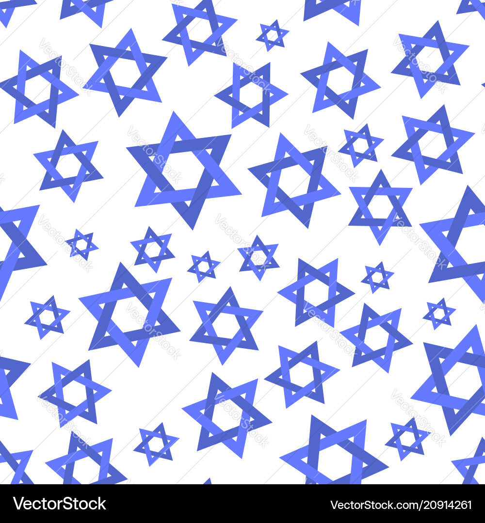 Blaue Mosaik Sterne von David nahtlose Muster Blaue Mosaik Sterne von David nahtlose Muster vektorbild
