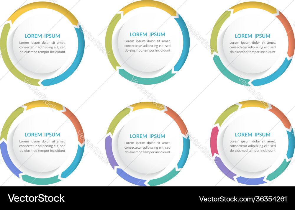 Circle arrows Royalty Free Vector Image - VectorStock