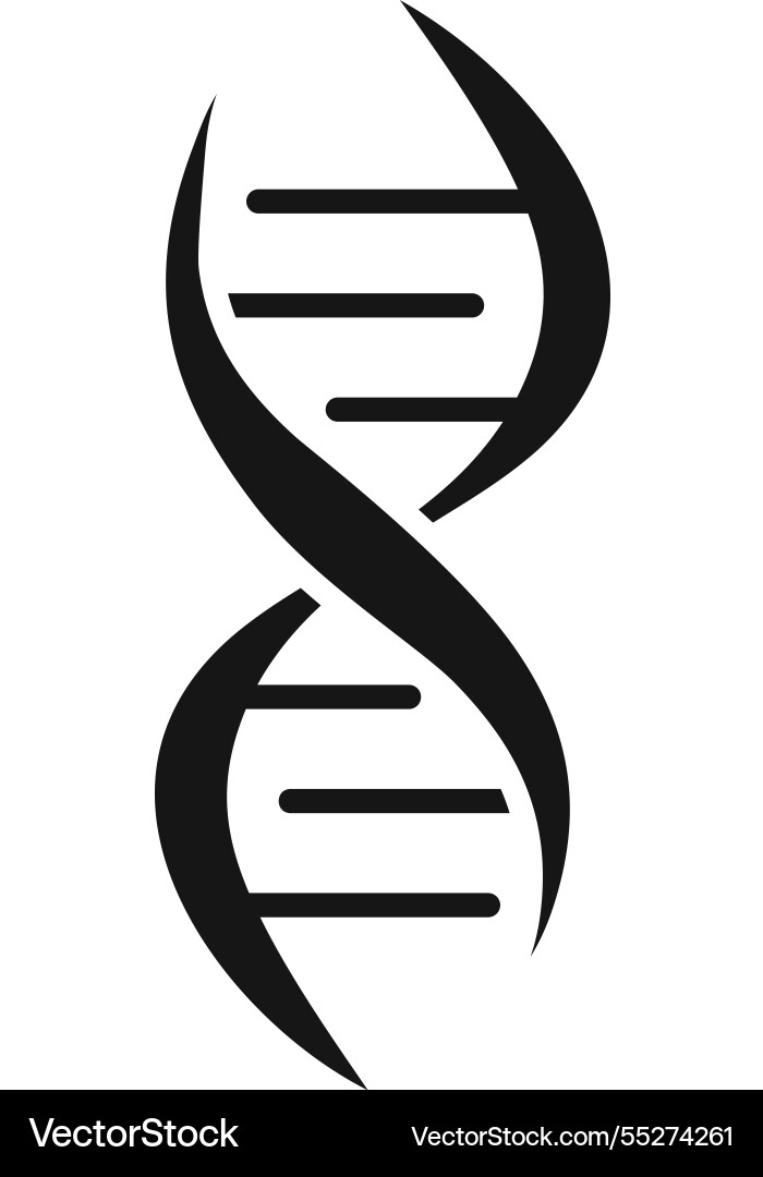 Dna double helix rotating and forming a dynamic Dna double helix rotating and forming a dynamic Vector Image