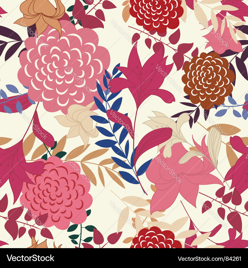 Elegant Floral Pattern Vector Image
