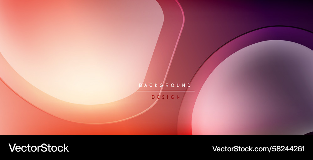 Fluid Gradient Colors Abstract Background Vector Image