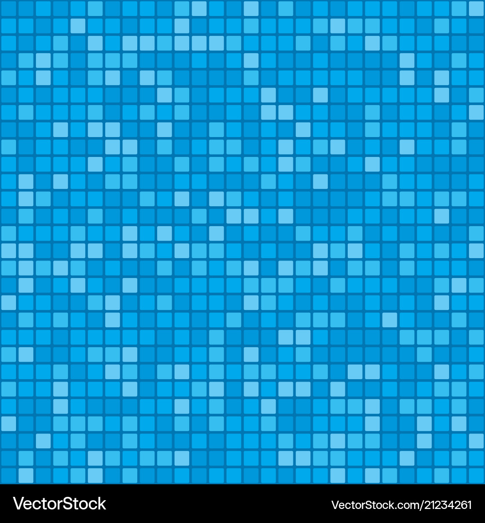 Mosaic Pool Tile Pattern vector image