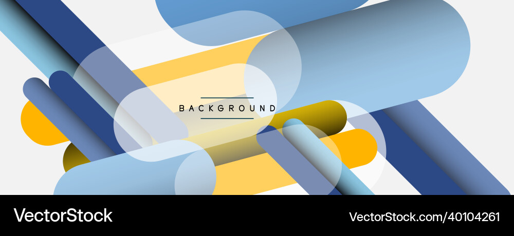 Overlapping round shapes and lines background Overlapping round shapes and lines background vector image