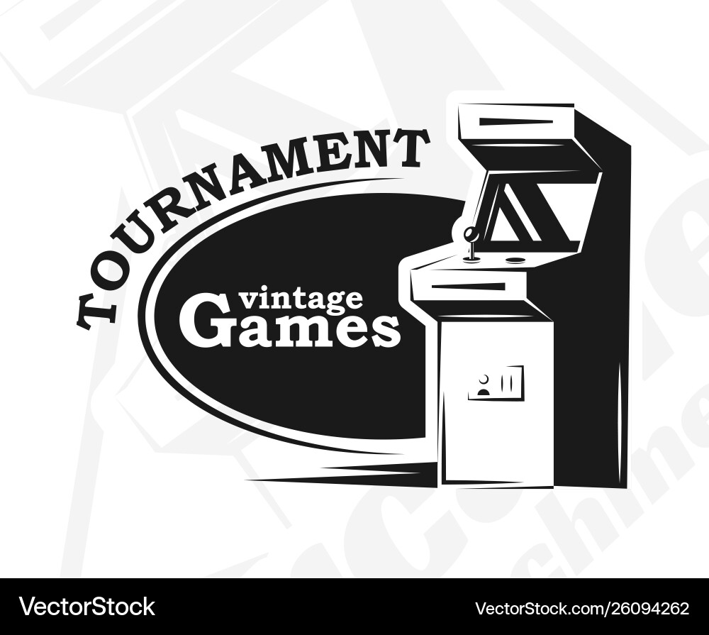 Arcade machine Arcade machine vector image
