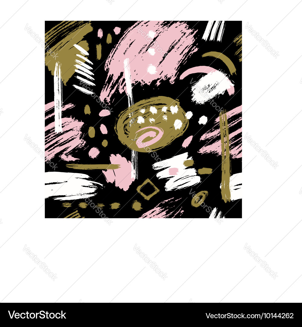 Brush Stroke Pattern Vector Image