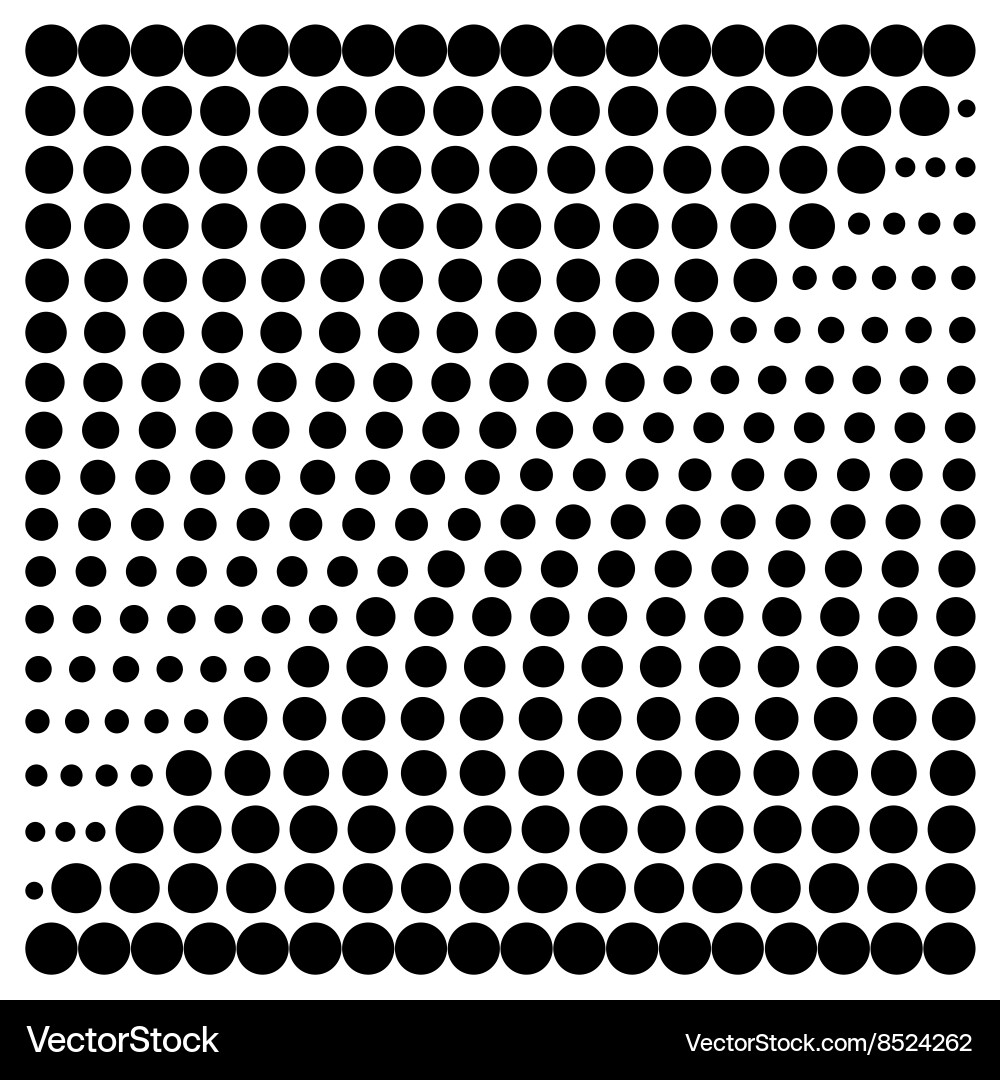 Halftone design elements square vector image