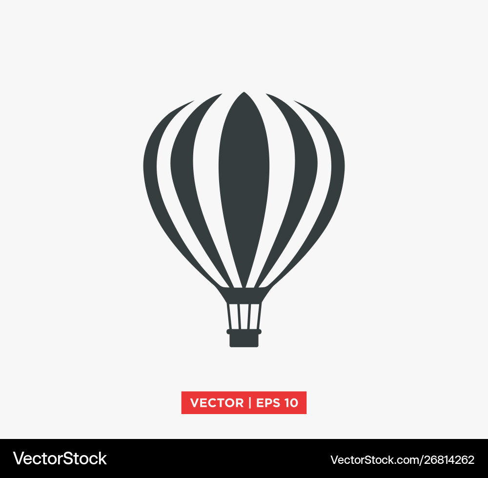 Heißluftballon Icon Heißluftballon Icon vektorbild