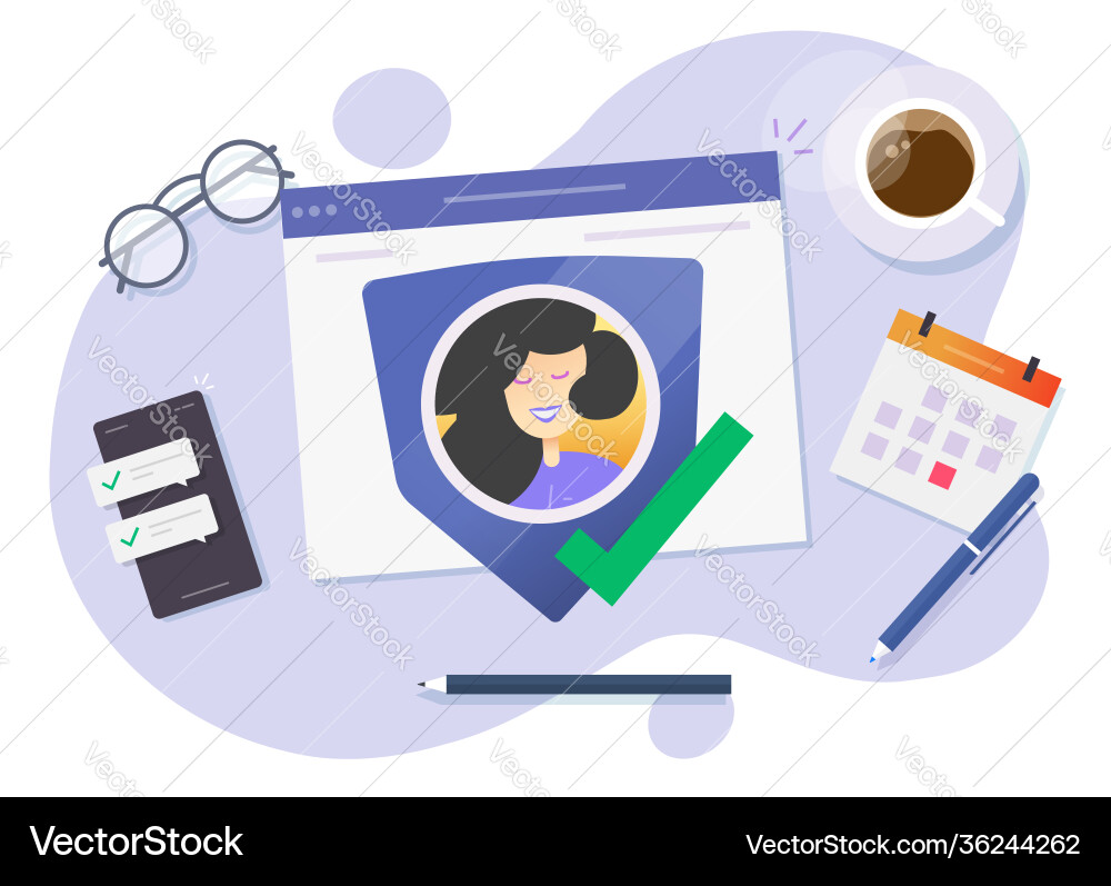 Internet secure data check technology Internet secure data check technology vector image