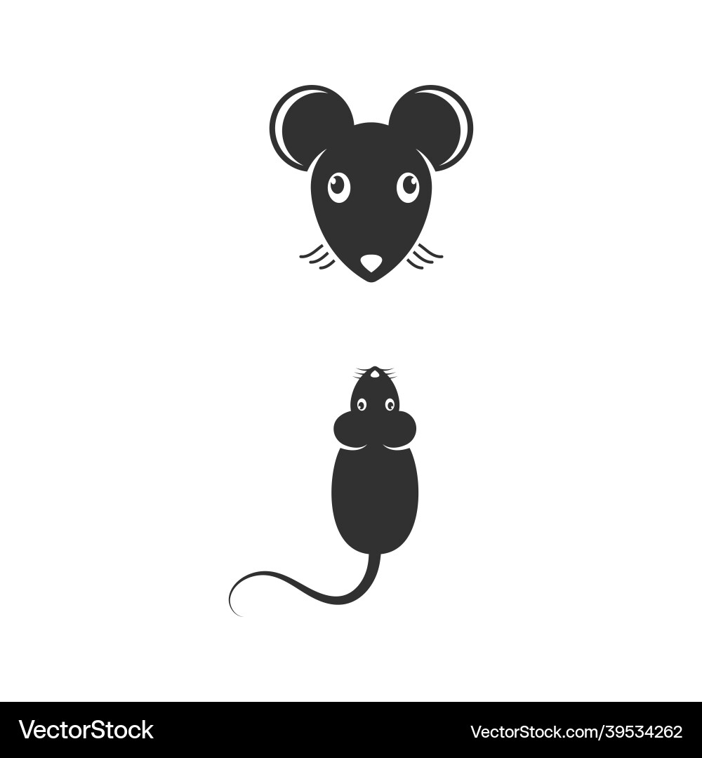 Rat cute icon design Rat cute icon design vector image