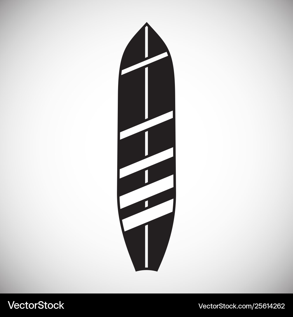 Surfboard icons on background for graphic and web Surfboard icons on background for graphic and web vector image