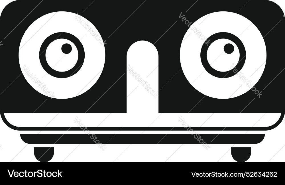 Vr headset experiencing virtual reality icon Vector Image