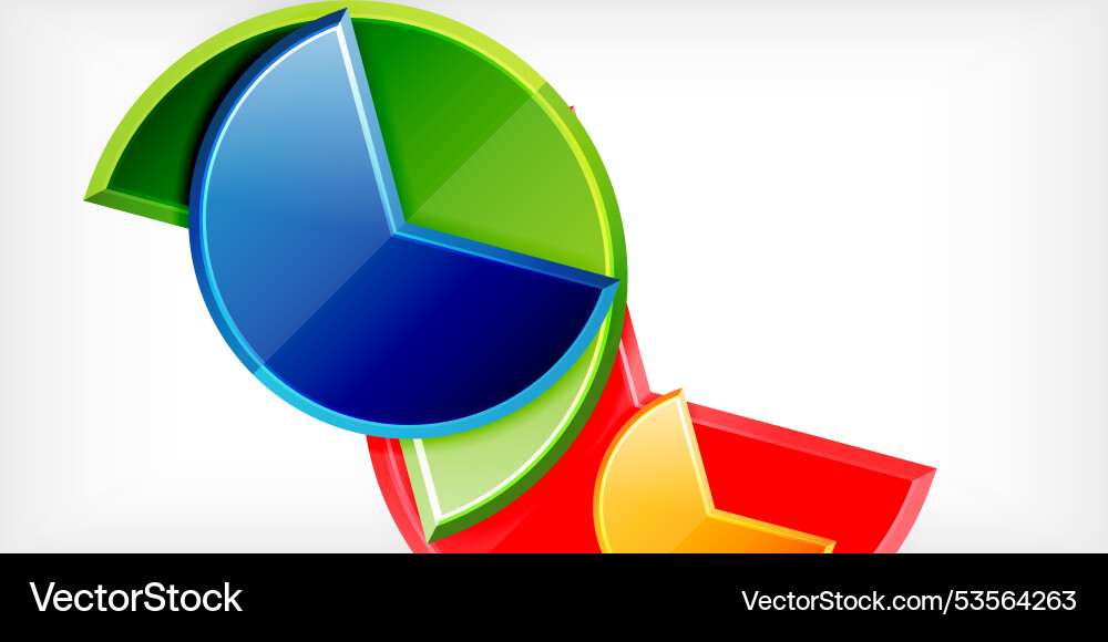 Trendy round shapes with triangular angle design vector image