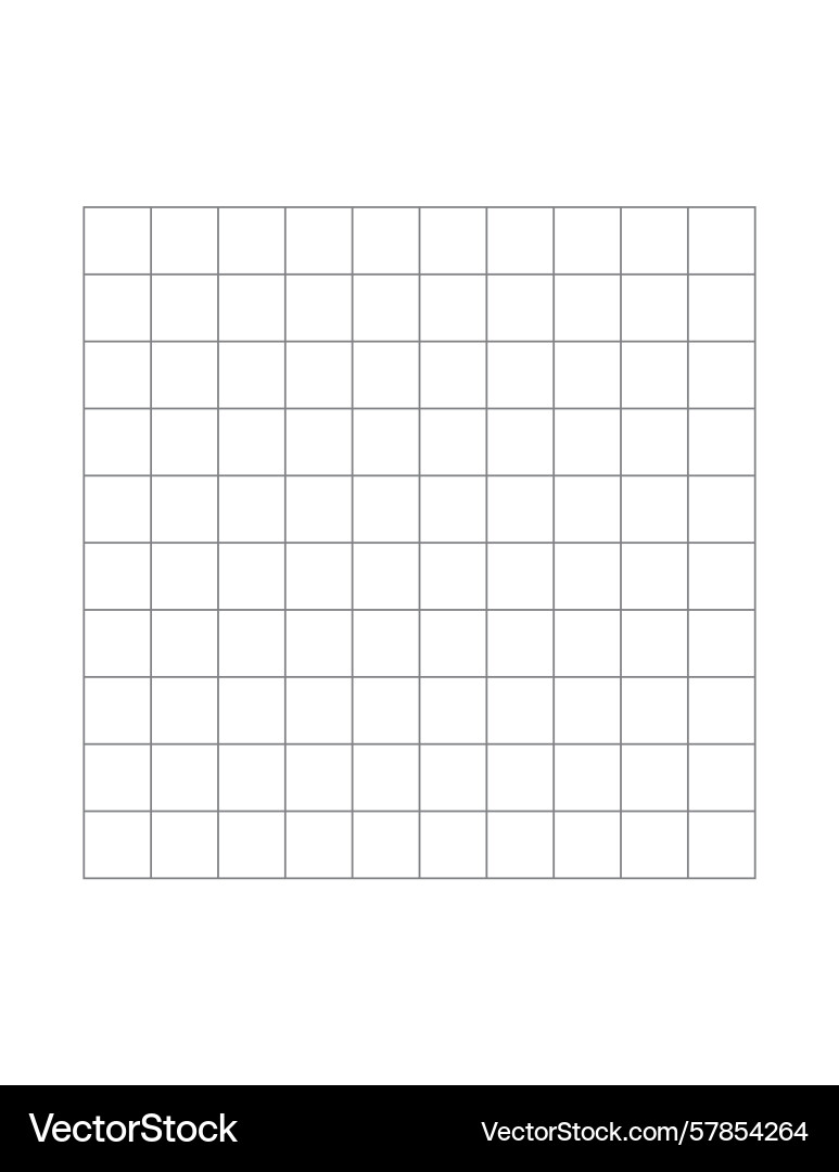 10 by grid paper for math science engineering 10 by grid paper for math science engineering Vector Image