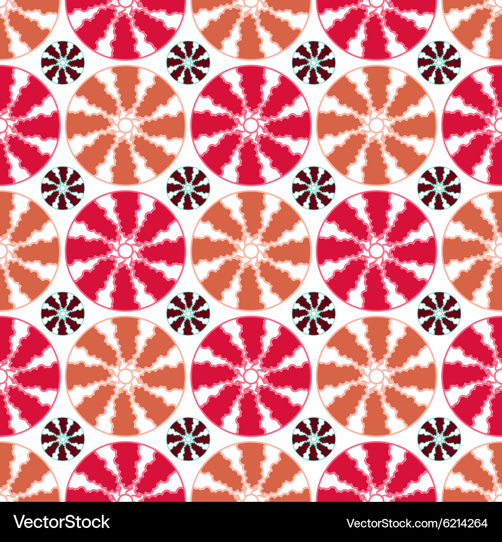 Curls pattern vector image