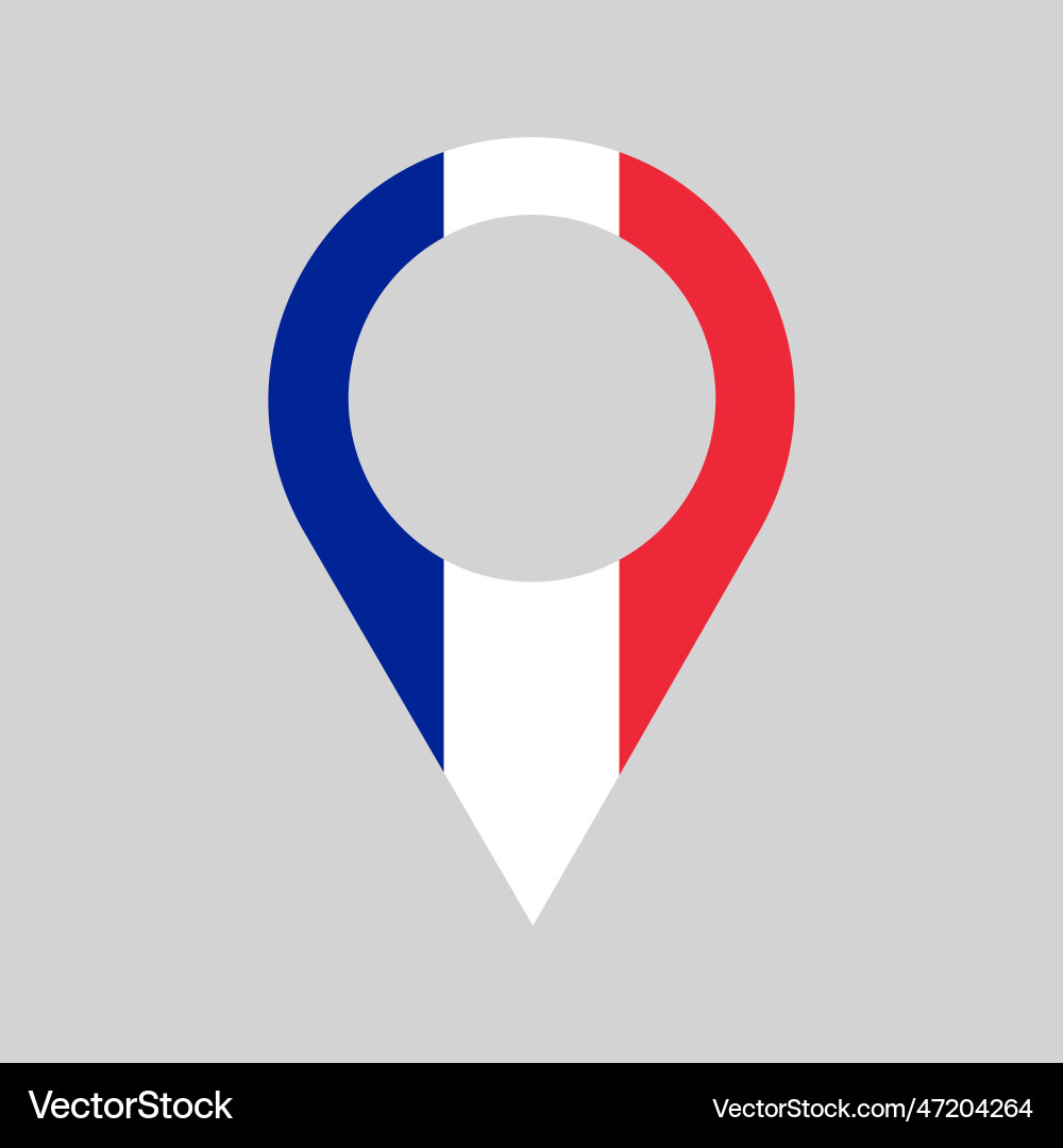 Französischer Standort Pin Gps Marker made in france Französischer Standort Pin Gps Marker made in france vektorbild