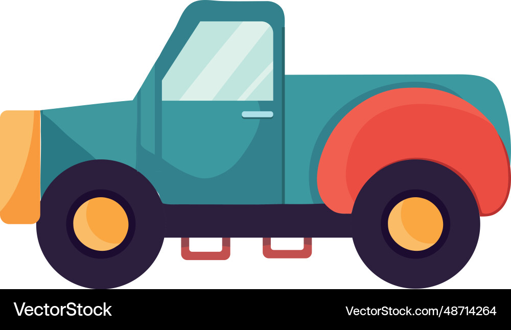 LKW liefert Ausrüstung für die Landwirtschaft LKW liefert Ausrüstung für die Landwirtschaft vektorbild