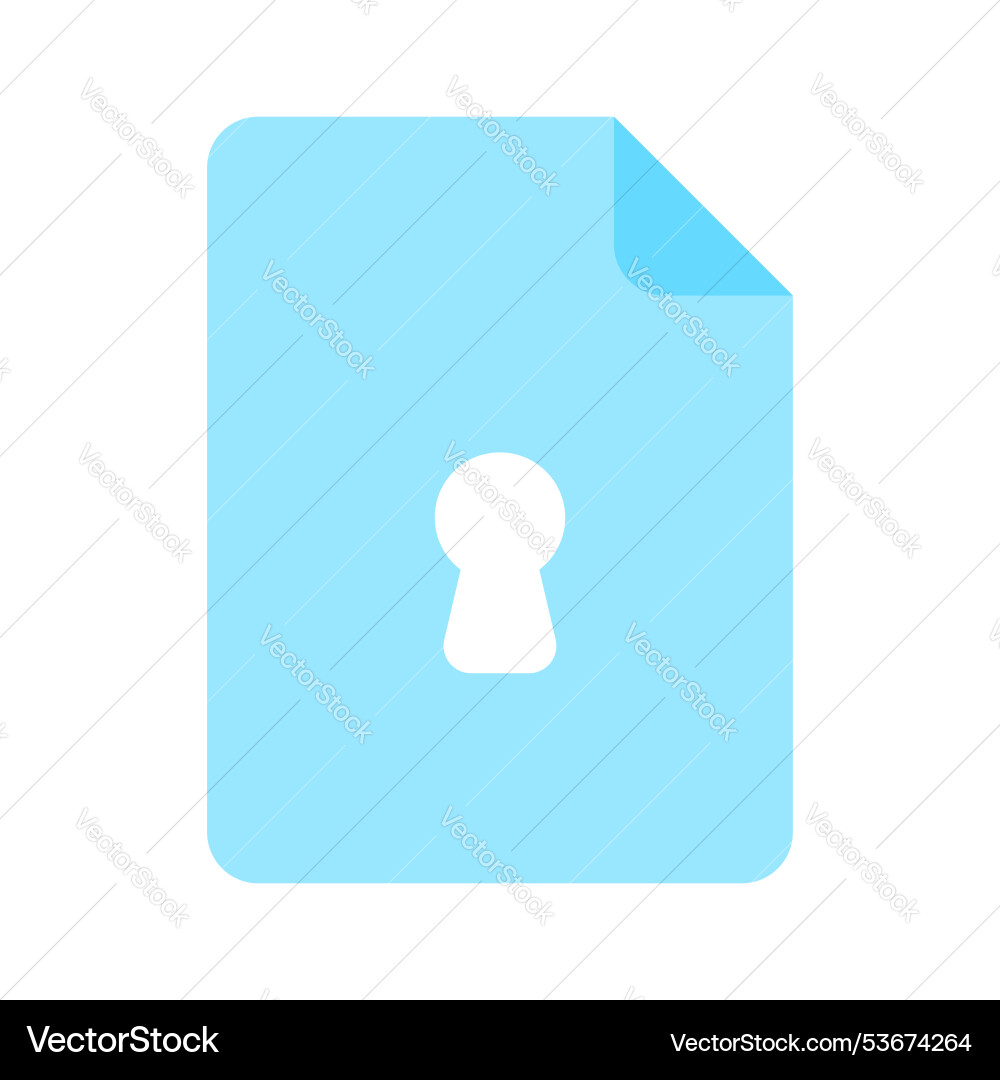 Secure file vector image