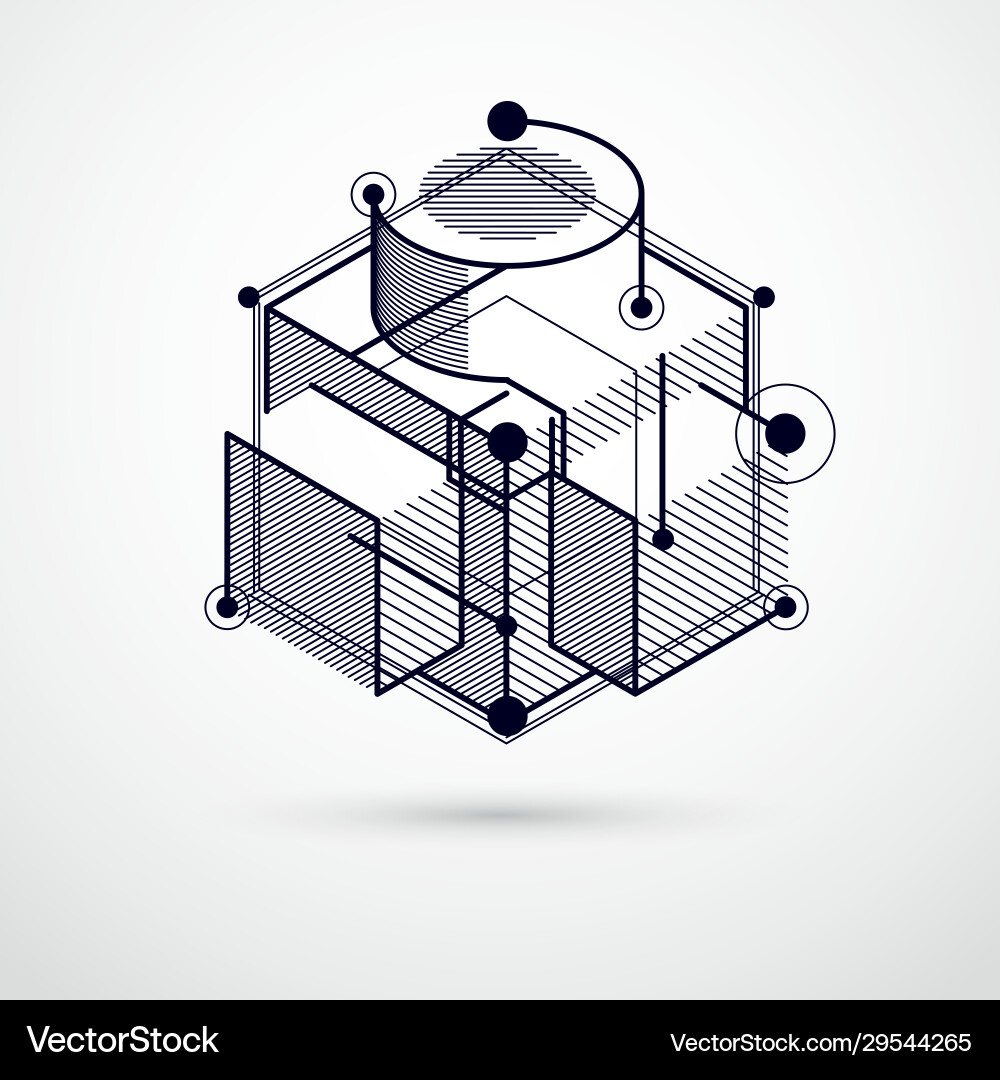 Abstract composition with simple geometric Abstract composition with simple geometric vector image