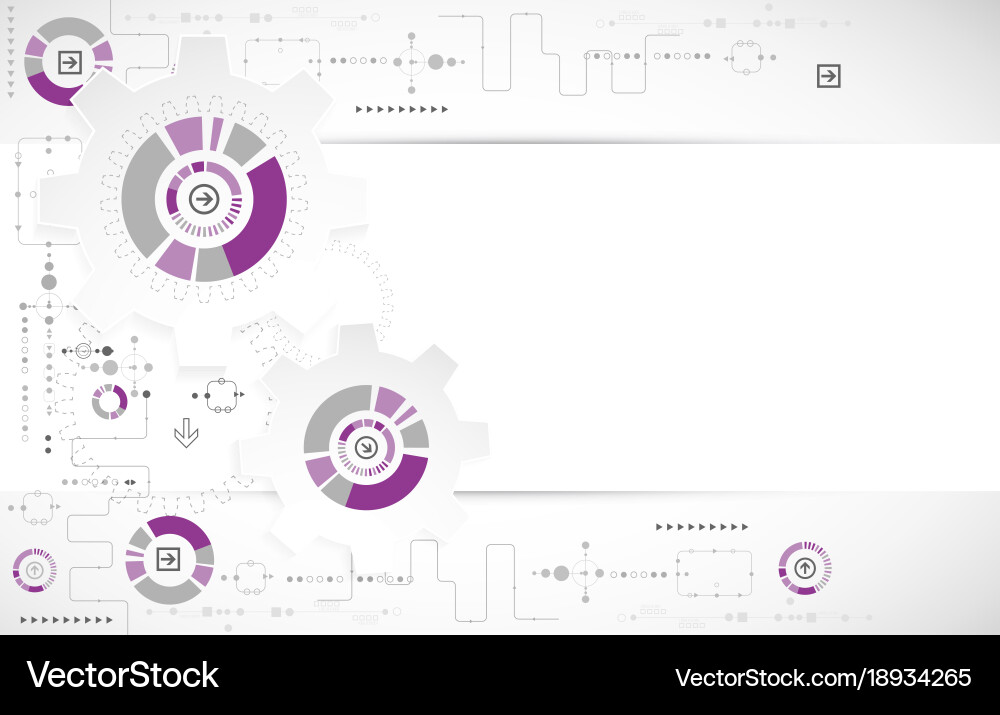 Abstract technology background Vector Image