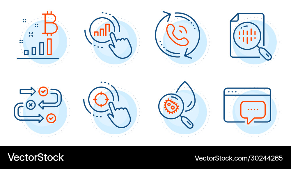 Analytics chart survey progress and seo message Analytics chart survey progress and seo message vector image