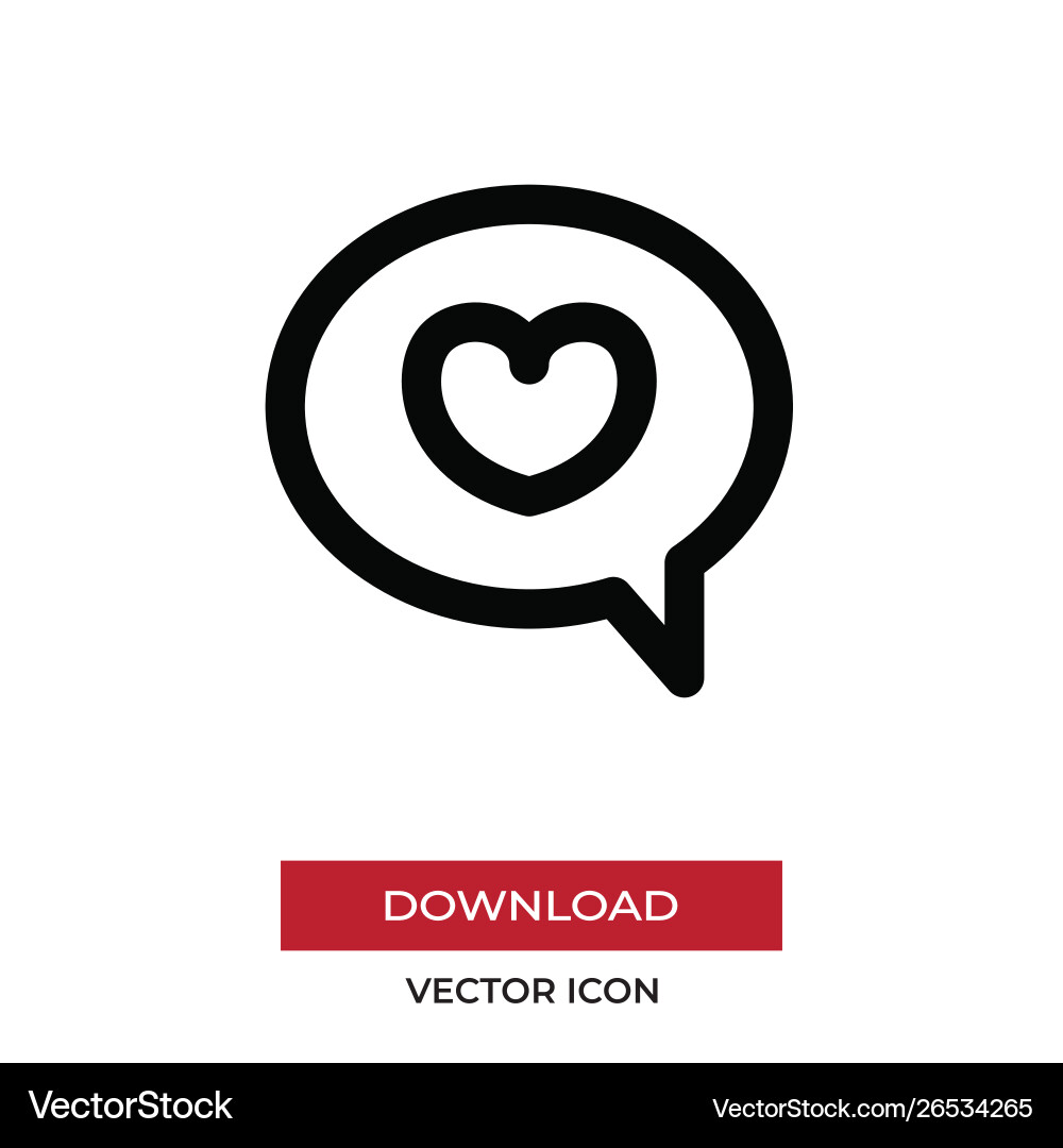 Bobble icon in modern style for web site Vector Image