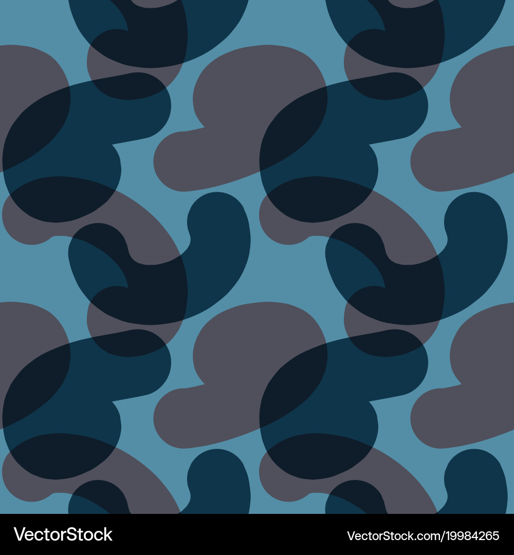 Interwoven color shapes seamless pattern Vector Image