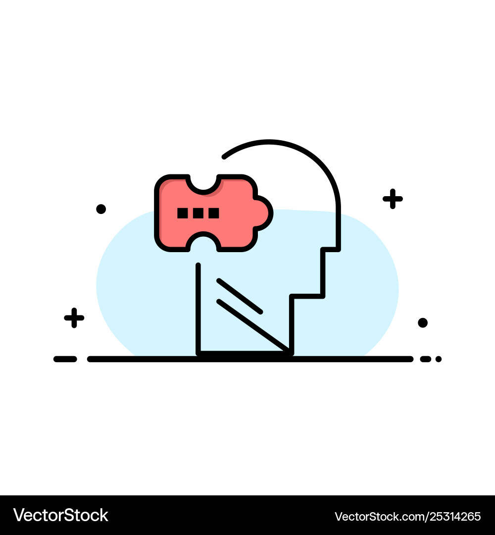 Logic mind problem solving business logo template Vector Image