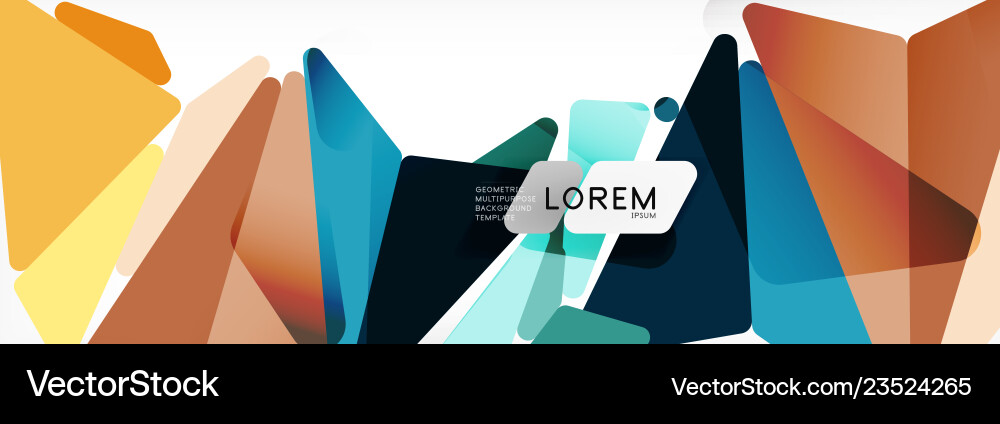 Mosaic triangular low poly style abstract Mosaic triangular low poly style abstract vector image