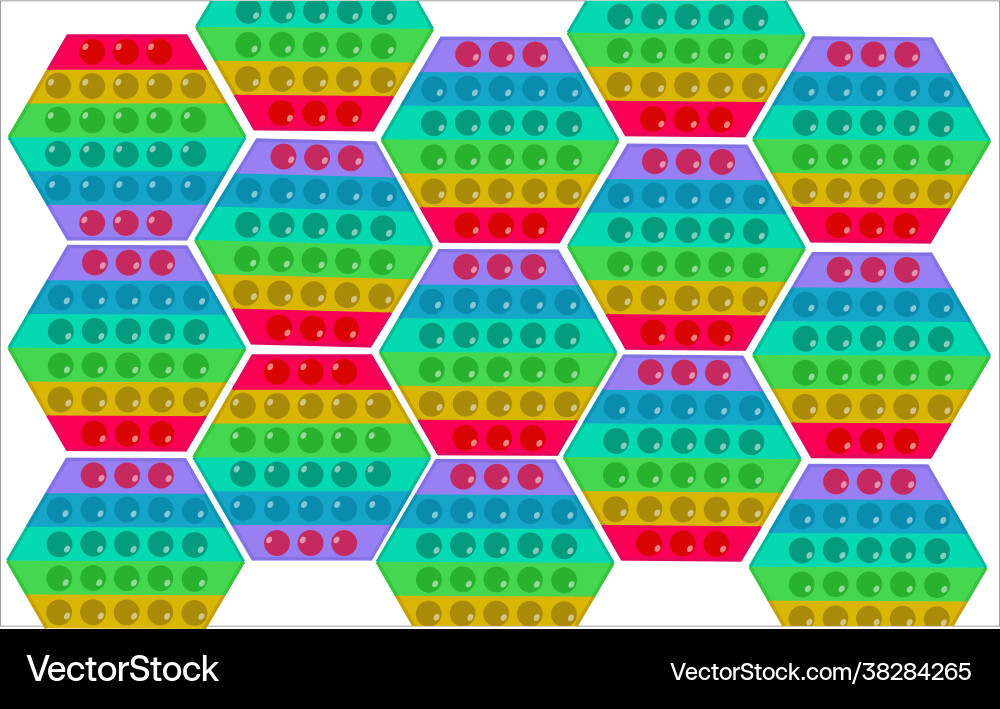 Seamless pattern toy pop Seamless pattern toy pop Vector Image