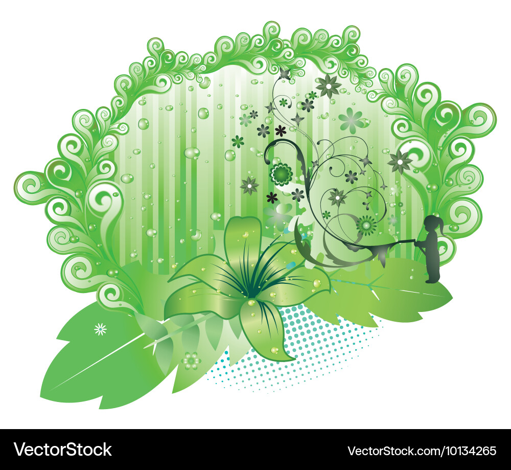 Spring vector image