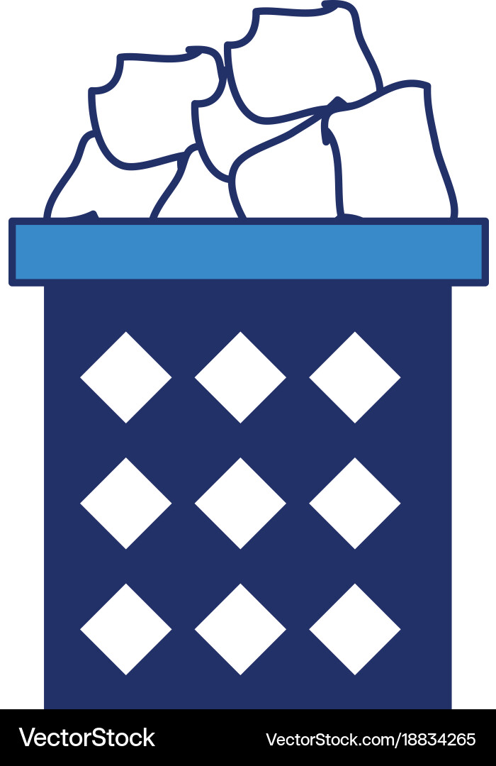 Trash can icon image Vector Image