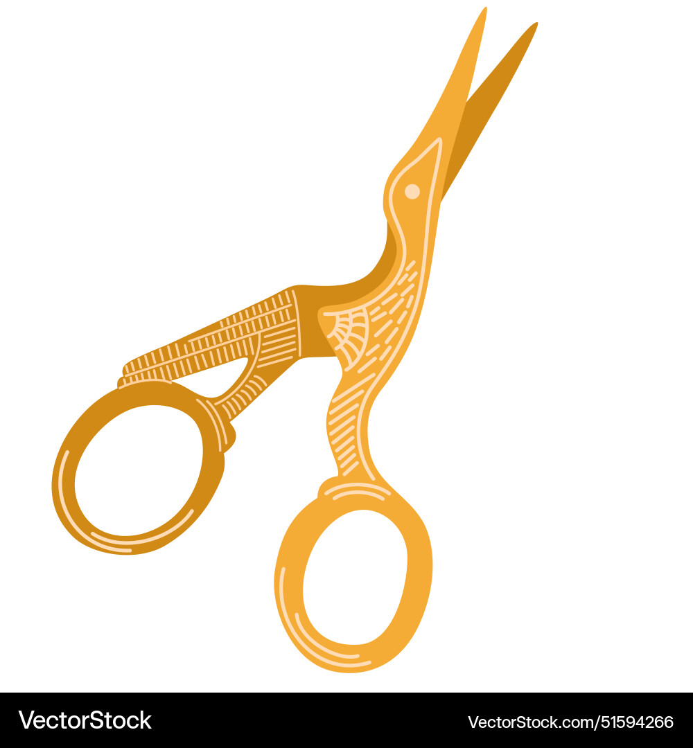 1961 scissors Royalty Free Vector Image - VectorStock