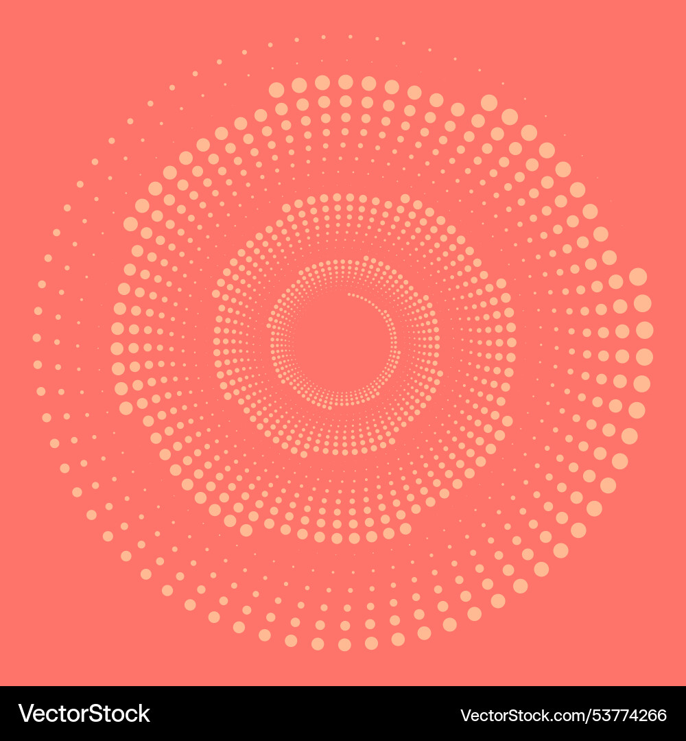 Abstract background design spiral dots backdrop Abstract background design spiral dots backdrop vector image