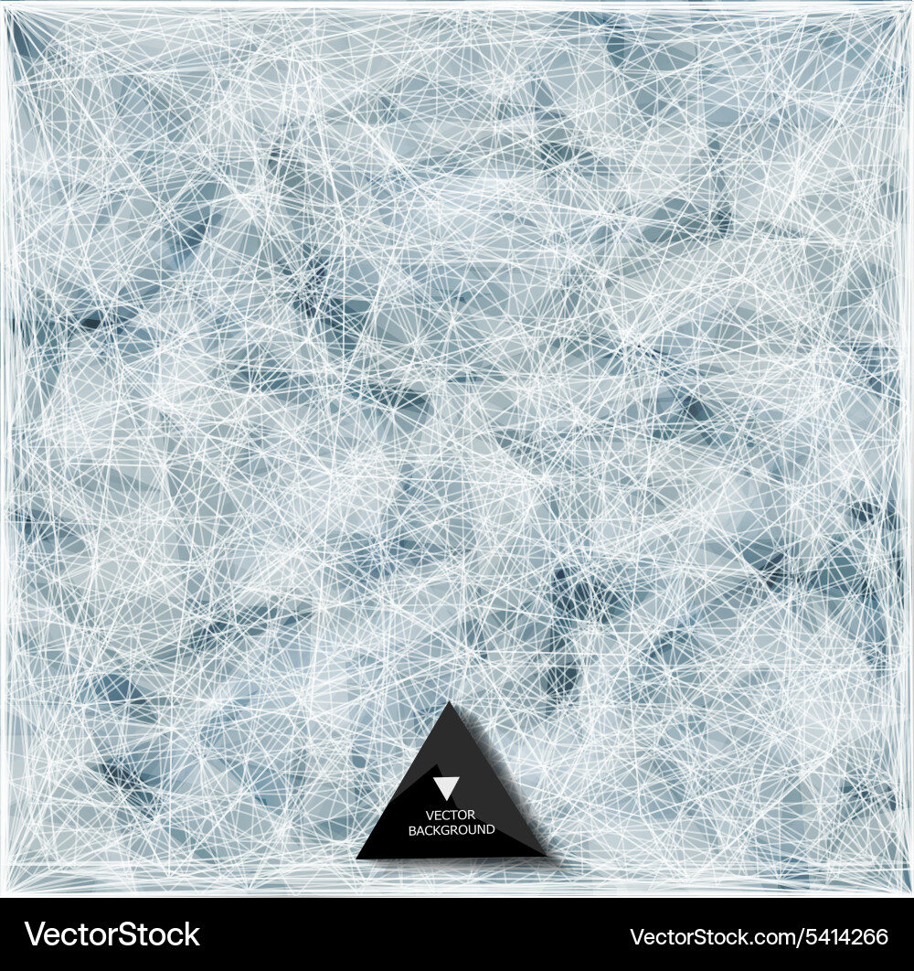 Abstract web background triangles vector image