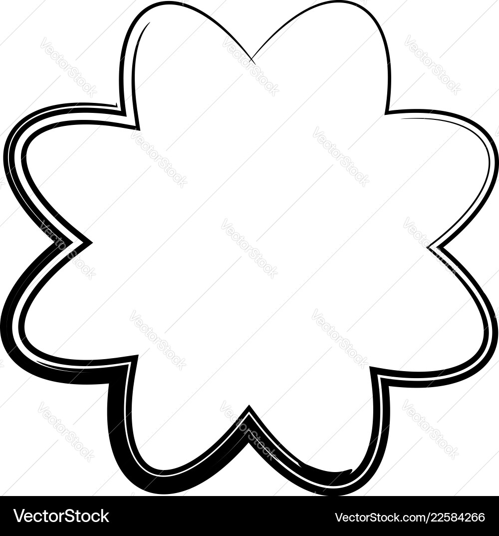 Contour shape with different distortion effect Contour shape with different distortion effect Vector Image